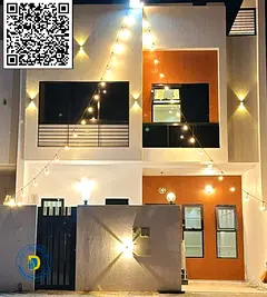 For sale in Al Helio 2, Ajman: Townhouse with 4 bedrooms and a roof terrace. Price includes water, e
