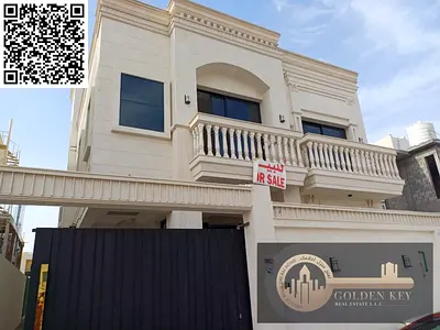3800sqft air conditioned ,with pool 5 bhk  villa in helio 1 ajman idiol location near mosque ,