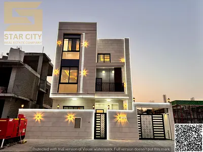 🏡 فيلا مودرن فاخرة للبيع في الزاهية 2 – عجمان | 6 غرف ماستر + مسبح خاص + رووف بإطلالة راقية | شامل الكهرباء والمياه والمكيفات