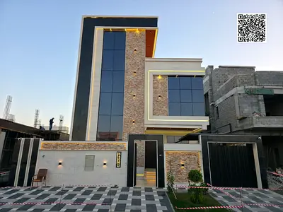 Own your dream villa with a modern design – two floors + roof – large rooms and comfortable spaces in the middle of a quiet residential neighborhood –