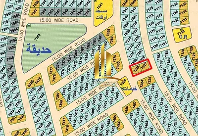 للبيع أرضين زاوية متلاصقتين في منطقة البليده – الشارقة