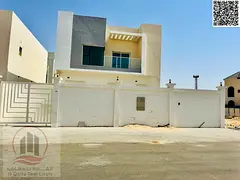 Villa for rent in Ajman, Al Helio area, 5 bedrooms, majlis and hall, excellent location, with electr
