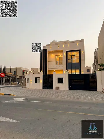 فيلا فاخرةزاويه شارعين بتصميم عصري، تشطيبات راقية، وحديقة، وكل ذلك بسعر خاص. فرصة تملك استثنائية بدون إضافة