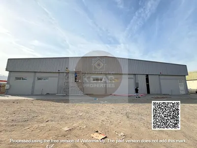 Big Size (8165 Ground + 5697 Mezzanine) Warehouse Available for Rent in Al-Jurf, Ajman