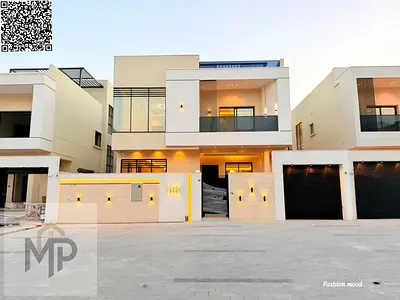 Villa (street and alley) for sale in Ajman | Al Zahiyah area | 5 rooms, majlis, hall and maid's room | Freehold for all nationalities | Price is negot