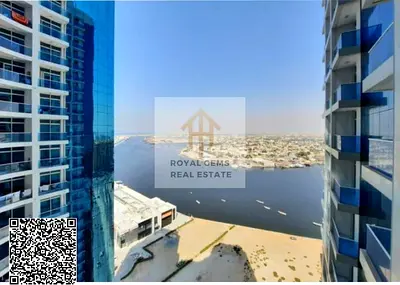 🏡 شقة بثلاث غرف نوم في برج الواحة 1 مع مسبح وصالة ألعاب رياضية وموقف سيارات