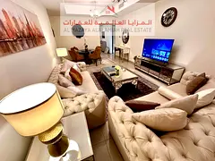 Monthly - One room and a hall - Al khan - Deluxe furniture - With internet - 2 bathrooms - 2 balconi