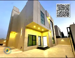 Modern villa in Al-Amerah area, 6 rooms and a roof. The price includes registration and ownership fe