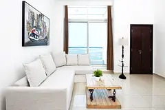 Marina-View Oasis With Balcony Steps From The Sea| Free full cleaning service
