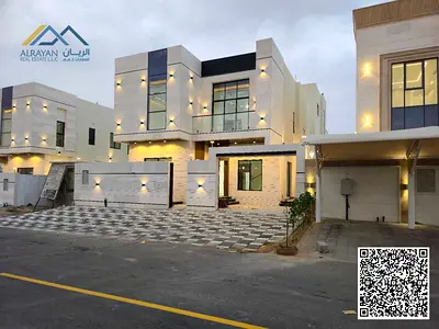 فرصه للسكن فيلا 🏡🏡فاخره للبيع   في عجمان منطقة الحليو 2  مشروع البساتين تشطيب سوبر ديلوكس  مودرن🔥🔥  الفيلا بموقع ممتاز11 دقائق من حديقة الياسمين ا