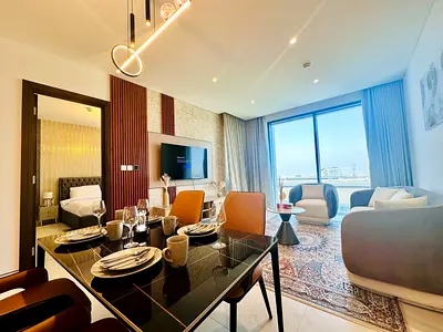 Cozy 1BR + 1 Single bed in Sobha Hartland CVG