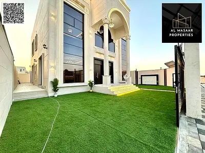 فيلا بسعر شامل رسوم التسجيل والتملك على الشارع الرئيسي جاهزة للسكن في أرقى مناطق عجمان تملك حر