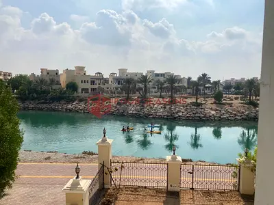 Townhouse with Lagoon & Golf Views | Type A 4-Bedroom + Maid Room | Al Hamra Village - FREEHOLD