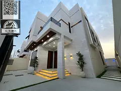 🏡 For sale: Villa in Al Helio 2, Ajman, 4 bedrooms + Majlis + Hall + Maid's room, with swimmi