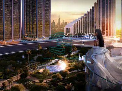 اختبر الفخامة في عالم مرسيدس \ إطلالة مفتوحة على برج خليفة \ طابق مرتفع.