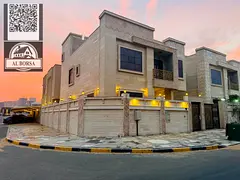 Villa for rent – ​​Al Zahiyah, Ajman | Corner | 6 master bedrooms, majlis, living room, maid&#