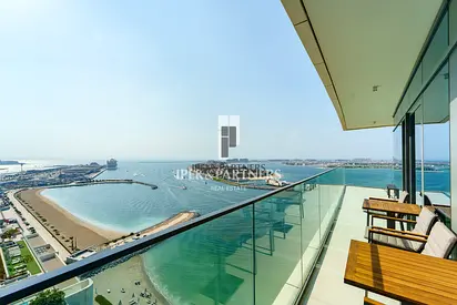 Luxury Furnished | Corner Unit | Sea and Palm View