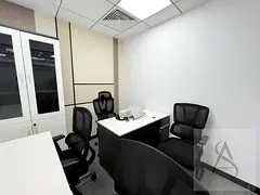 FULLY FURNISHED OFFICE STARTING 27K | BURJUMAN | CLOSE TO METRO | WITH DEWA &amp; INTERNET