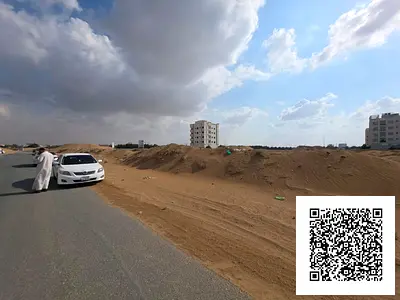 قطعة أرض سكنية تجارية رئيسية | G+8 معتمدة | 1,058 متر مربع | علياء، عجمان