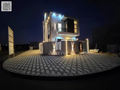 Villa for sale in Al-Haliou 2 area, corner plot on two streets 4Ground floor, first floor and roof rooms