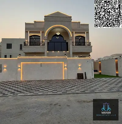 Classic villa for sale in Ajman Al helio 2  5 master bedroom