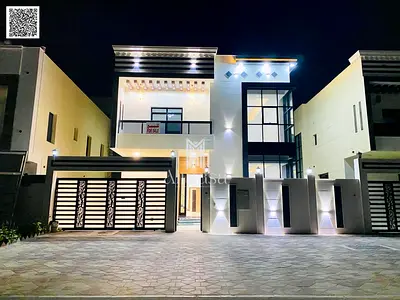 Luxury villa for sale in Al Bahya – Ajman, in a prime location on Sheikh Mohammed bin Zayed Road and close to the main road