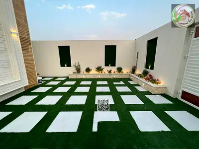 Featuring a garden, rooftop seating area, and internal staircase, this modern villa is among the most luxurious villas, and includes registration, electricity, and water.