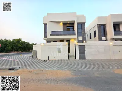 فرصة مميزه لامتلك فيلا تصميم اوروبى تشطيب شخصى شامل رسوم التسجيل والتملك جاهزة للسكن بموقع مميز قريبه لشارع الشيخ محمد بن زايد تملك حر لجميع الجنسيات
