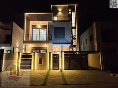 Villa for sale in Al Helio 2 area, Ajman. Elegant design, prime location. Includes electricity, wate
