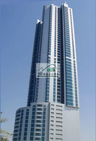 Corniche Tower || Sea View 2 Bedrooms Hall with Reserved Car Parking for Rent
