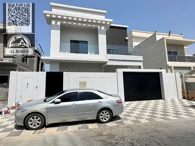 Villa for rent – ​​Al Yasmin | 4 bedrooms + living room, majlis, and maid's room - First occupancy