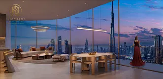 Iconic Sea &amp; Burj Al Arab Views | Ultra-Prime SZR Address | 2BR Luxury Residence