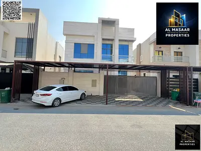 A great deal in the heart of Jasmine! A modern villa in Ajman for sale, first occupancy, freehold ownership, and custom finishing. Price includes elec