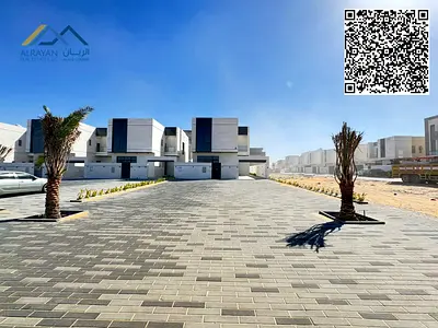نقدم لكم فيلا شامل رسوم التسجيل والتملك تصميم حديث رائع ومميز جدا ارتداد امام الفيلا