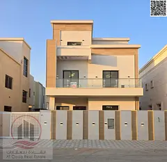 Villa for sale in Ajman, Al Yasmeen area – close to Sheikh Mohammed Bin Zayed Road. Two floors, re