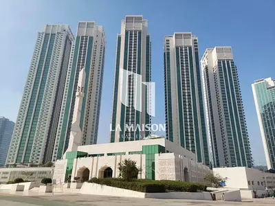 شقة غرفة و صالة مع بلكونة في جزيرة الريم للبيع