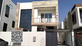 Luxury villa for sale in Ajman, Al Yasmin, with a super deluxe finish. 🔥🔥 The villa boasts an 