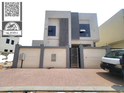 Luxury villa for rent on a main street in Al Helou area – Ajman | 5 master bedrooms + majlis + living room + maid's room