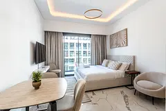 Modern Studio Apartment with Outdoor views