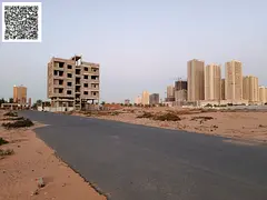 Peace be upon you For sale: Residential and commercial land Al-Ahliya, Ajman Ground + 4 permit Land