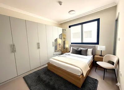 Modern 2bhk | cupboards | 3 bath | new condition building in sarab community aljada