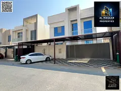 A great deal in the heart of Al Jasmine! A modern villa in Ajman for sale, first occupancy, freehold
