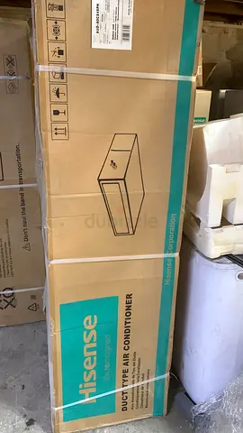 Duct type hisense 4 ton available brand new