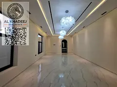 Luxury villa for rent in Al Rawda 2, Ajman – brand new, high-end finishing, full stone exterior, 7