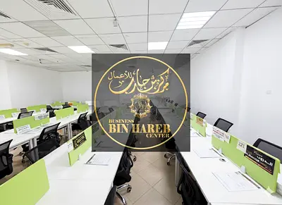 Office space for rent in a business center in Ajman.