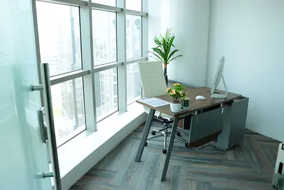 FURNISHED OFFICES WITH EJAR I| 125 SQFT APPROX.| AED 20K/- AT PORT SAEED !!! NEAR BY METRO