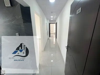 للايجار السنوى بعجمان غرفتين وصالة ليواره اول ساكن
