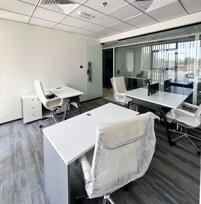 A BRAND NEW exceptional office space offers a seamless blend of privacy and collaboration.