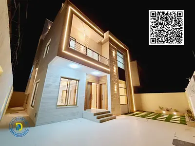 Luxury villa for sale in Al Helio 2 area, 4 rooms and a roof, very distinguished location, price, registration fees