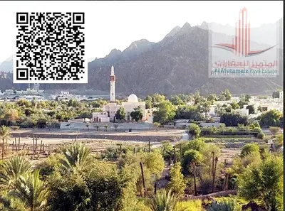 Land for sale in Ajman - Al Manama - Block 8 - Corner plot on two streets - 4510 sq ft